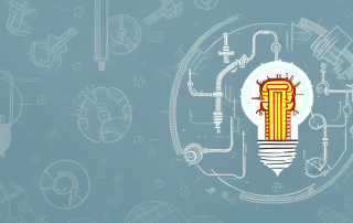 An industrial factory with various energy-efficient machinery and tools