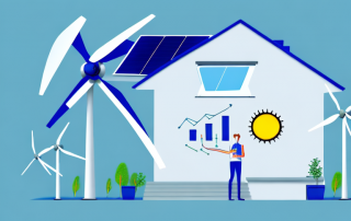 A house with solar panels on the roof