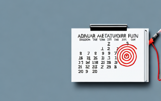 A calendar with a marked deadline