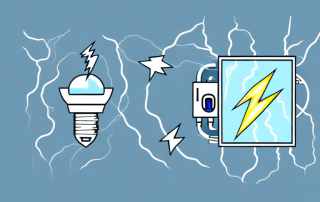 A power switch in the 'off' position with a lightning symbol