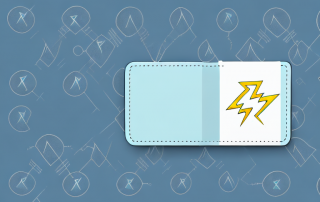 A wallet with electricity symbols around it