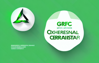 A corporate building with a green checkmark