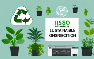 A sustainable office environment with solar panels