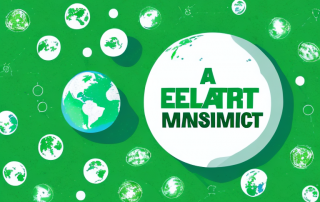 A planet earth with several green check marks around it