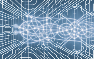 A network of interconnected pipes