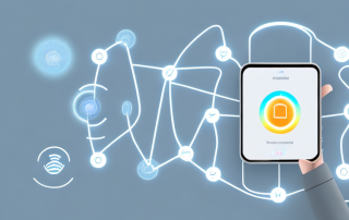 A modern home filled with various smart devices like a thermostat