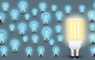 A variety of smart light bulbs