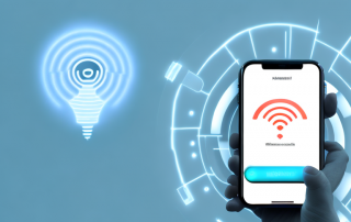 A smart plug connected to a home appliance