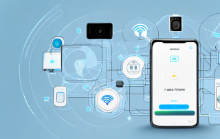 A modern home filled with various smart devices