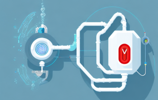 A water detector sensor placed near a potential water leak source like a water pipe or washing machine