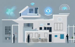 A modern home filled with various types of smart motion sensors