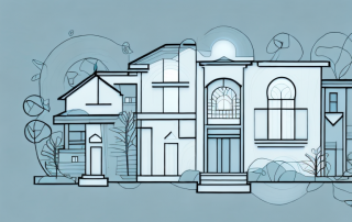 A modern home with various types of motion sensors integrated into the design