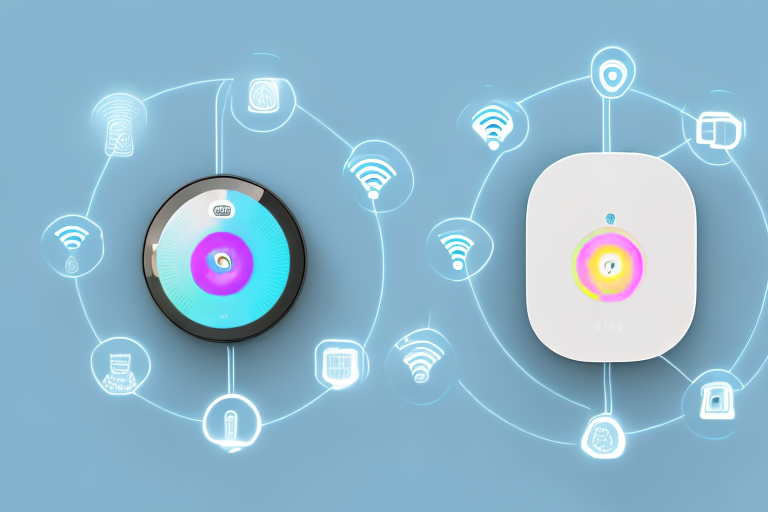 A variety of smart home devices such as a smart speaker