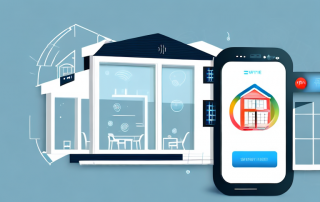 A home with smart roller shutters on the windows