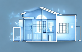 A modern home equipped with smart rolladen shutters