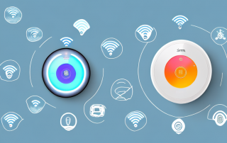 Various smart home devices like a smart thermostat