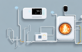 A modern home with visible heating elements like radiators and thermostats