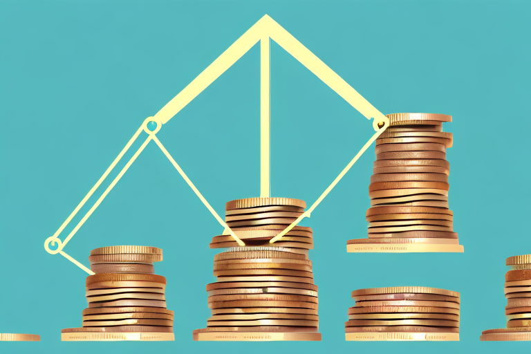 A scale balancing a house and a pile of coins