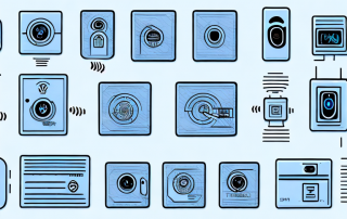 Several different types of alarm systems side by side