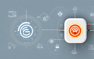 A smart heating thermostat integrated into a cozy home environment