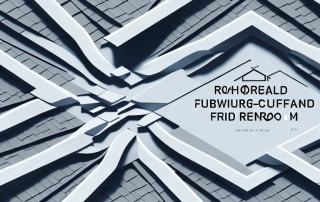 A brand-new roof with its underlying structure