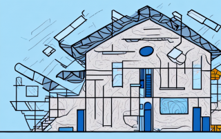 A house with a roof under renovation