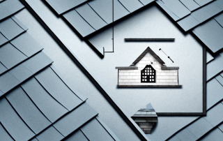 A roof measuring 100 square meters