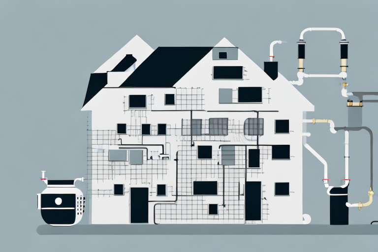 A typical german house with a heating system