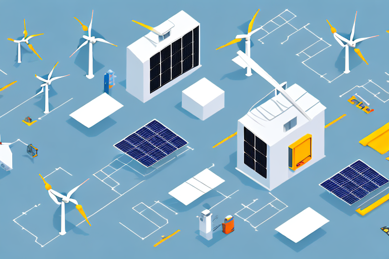 Various tools and equipment used in energy and building technology training