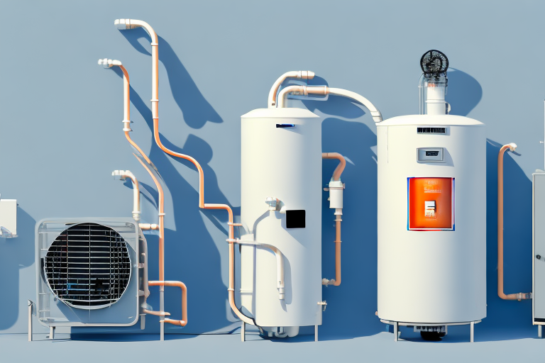 Several different types of propane heat pumps