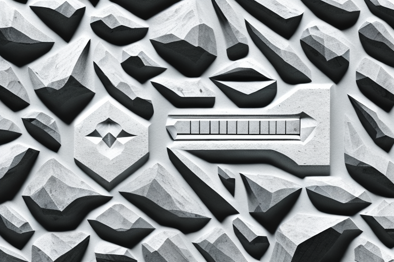 Vintage stone carving tools such as a mallet