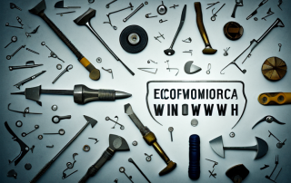 Various tools such as hammers