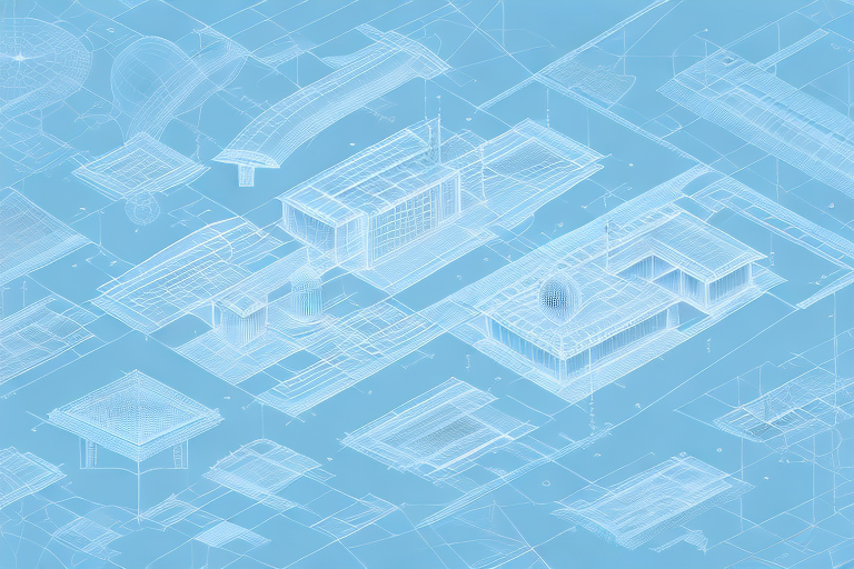 Various architectural tools like blueprints