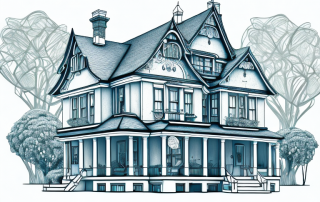 A quaint house with intricate details