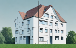 A house in north rhine-westphalia with a newly added extension