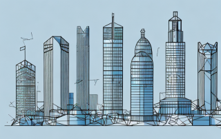 Various architectural structures such as skyscrapers