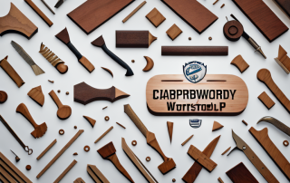 A carpentry workshop with woodworking tools