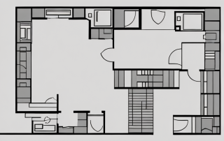A detailed apartment floor plan