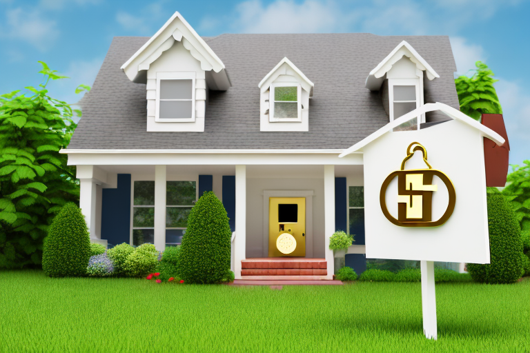 A cozy family home with a sold sign in the front yard