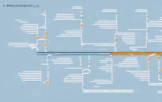A roadmap with various stages and milestones