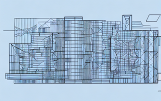 A variety of architectural structures with visible cross-sections