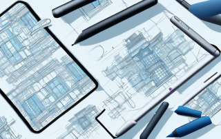 A variety of digital drawing tools