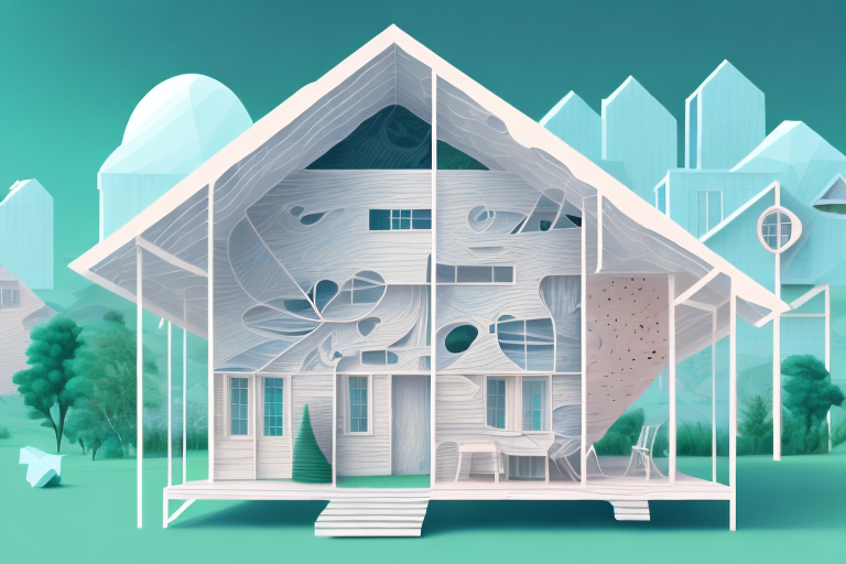 Several different styles of pre-fabricated houses