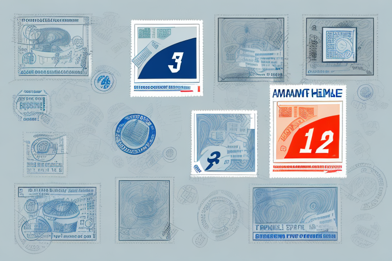 A heat pump with various official stamps and checkmarks around it
