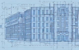 Various architectural symbols like doors