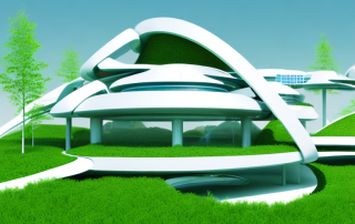 A futuristic house