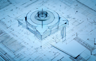 Various architectural tools like blueprint