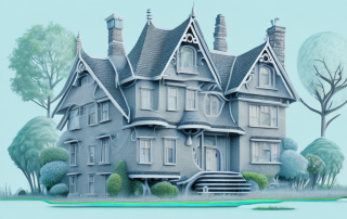 A charming house with detailed architectural features