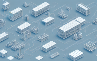 A factory setting with machines using rolling technology to process and shape metal