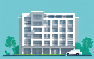 A commercial building gradually transforming into a residential building
